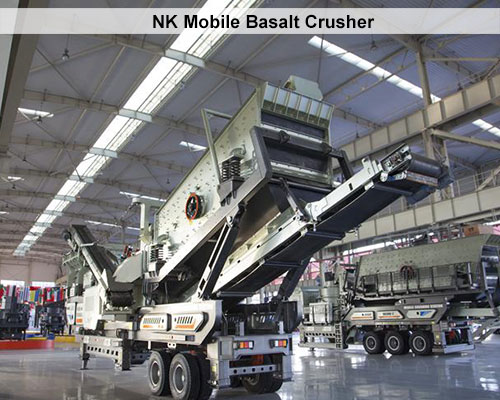 NK Mobile Basalt Crusher
