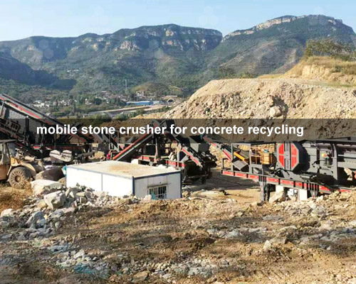 Mobile Stone Crusher Equipment for Waste Recycling
