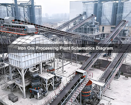 Iron Ore Processing Plant Schematics Diagram