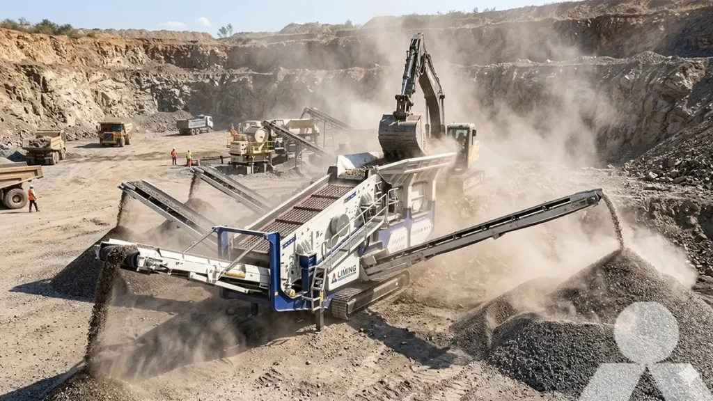 Mobile Vibrating Screen for Gravel Processing