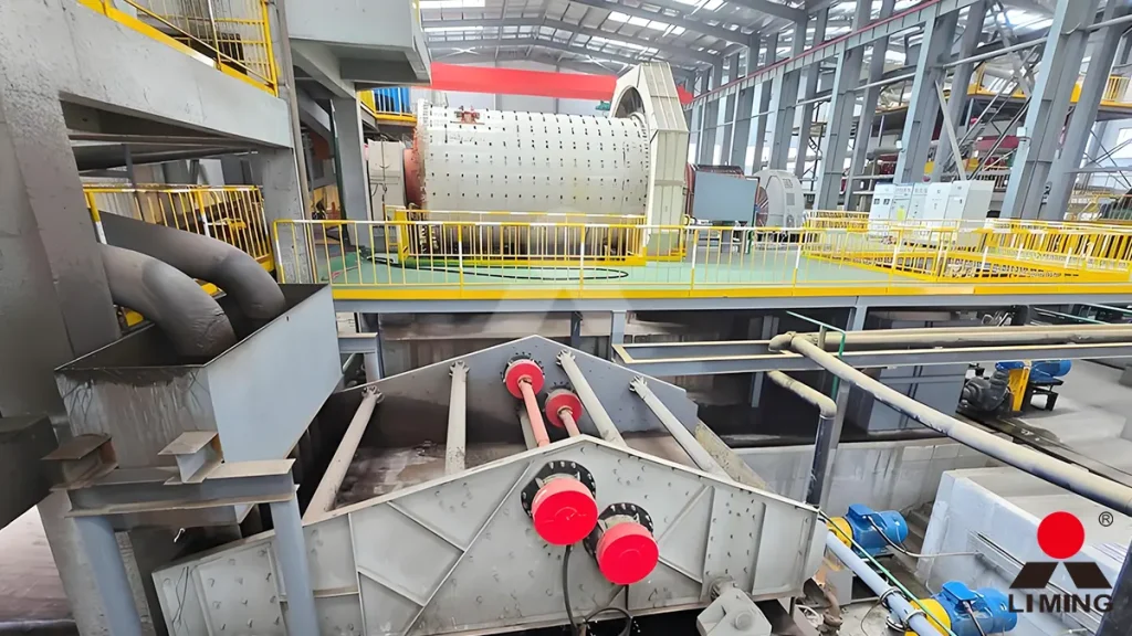 High gradient magnetic separator and flotation cells purifying potash feldspar