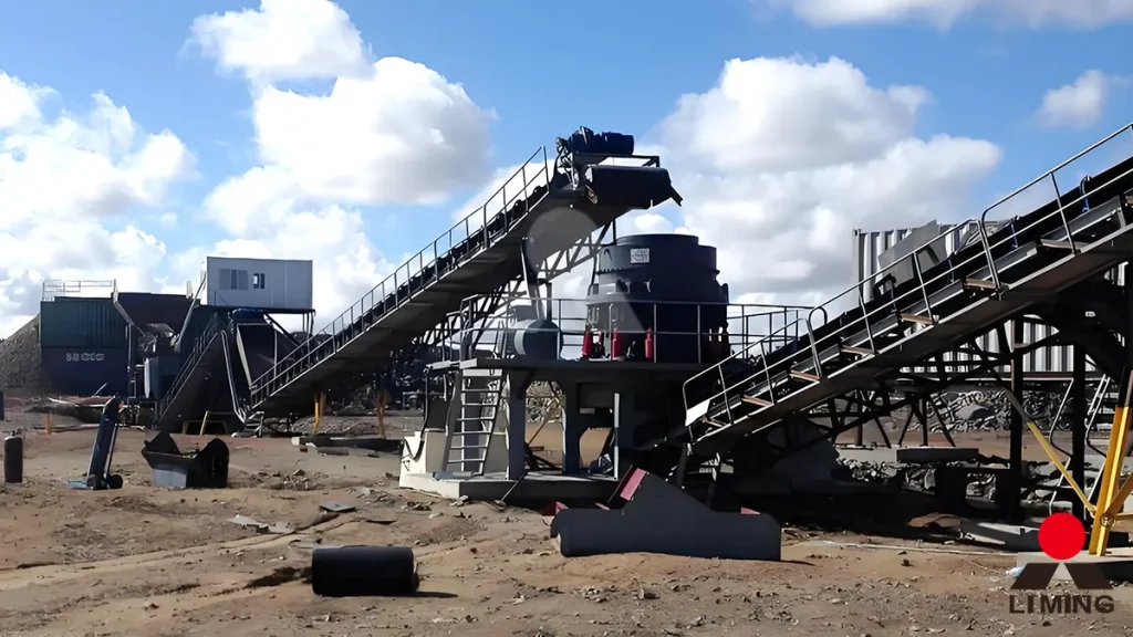 HPT cone crusher and S5X vibrating screen operating in a closed-circuit loop